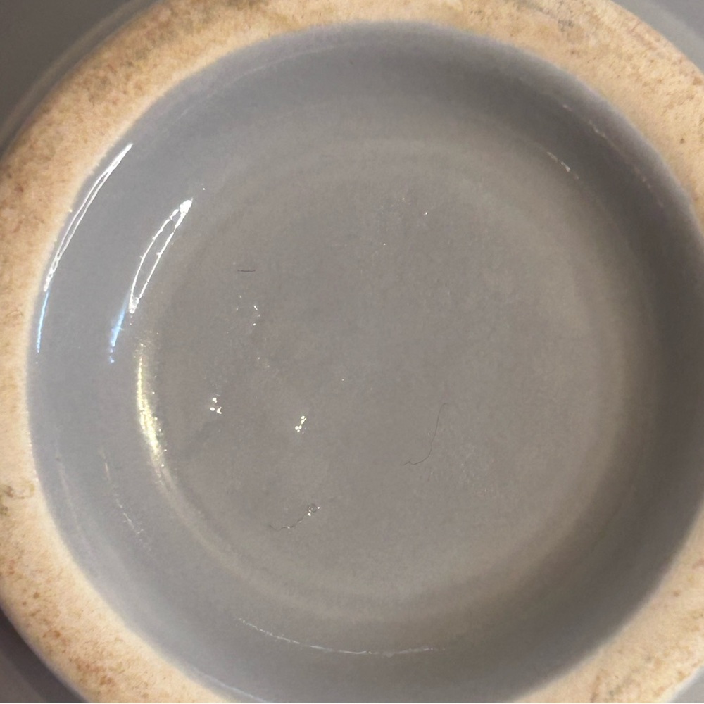 Vintage Fiesta Grey Double Handled Cream Soup Bowl 50’s - Picture 11 of 15